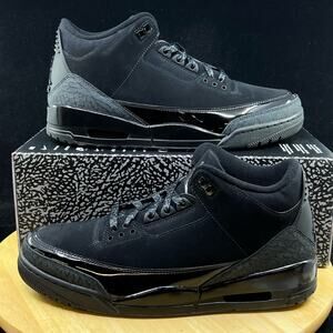 Nike Air Jordan 3 Retro Black Cat 2025 Size 11 Men’s CT8532-001 Sneaker